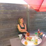 Petit déj' tranquille, au soleil, en terrasse - 18 juin 2017