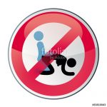 Strictly forbidden on the beach!