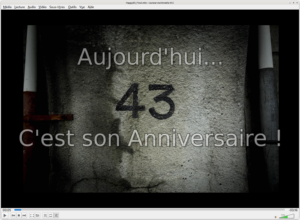 Une vidéo de notre Histoire... Ce fut mon second cadeau d'Anniversaire.