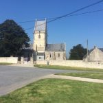 La petite église d'Angoville-au-Plain - Première des "D-Days Photos" que Gaëlle prit avec "sa tablette" 